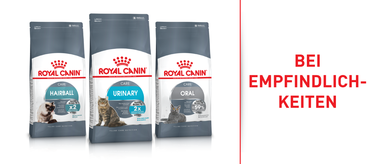 RC_Brand_Shop_FRESSNAPF-5 Royal Canin Katzenfutter für spezielle Bedürfnisse: Haarballen, Harnwege und Mundpflege