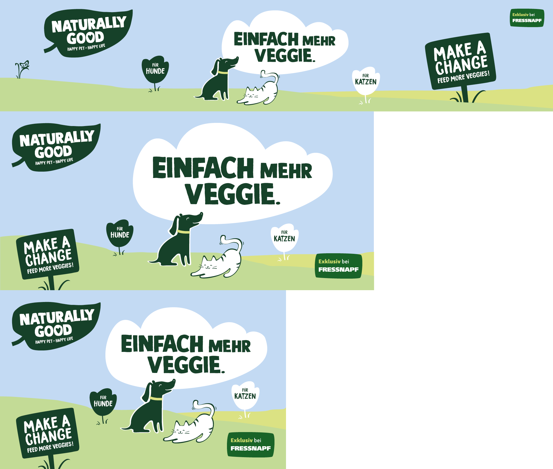 20230907_lay_NATG-Launch_Website_Asset_PLP-Teaser_mb-650188345846c Illustration von Hund und Katze auf grünem Feld mit dem Text