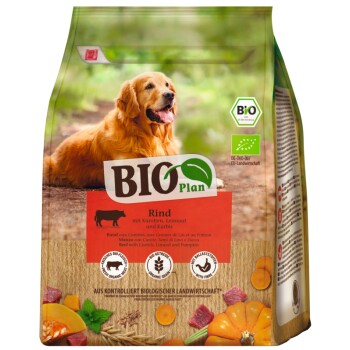 BIOPlan Adult Rind mit Karotten, Leinsaat und Kürbis 1 kg
