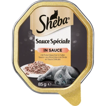 Sauce Spéciale 22x85g mit Putenhäppchen, in heller Sauce